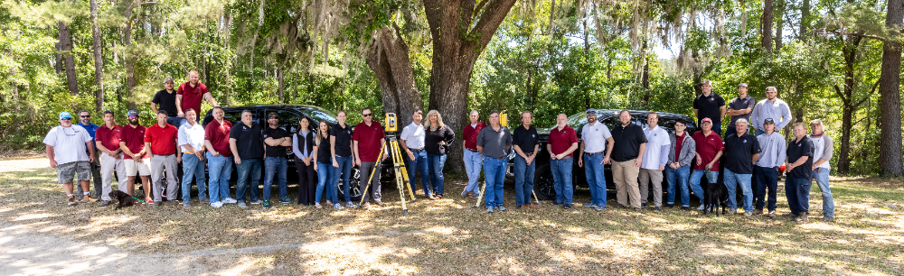The staff of Parker Land Surveying.