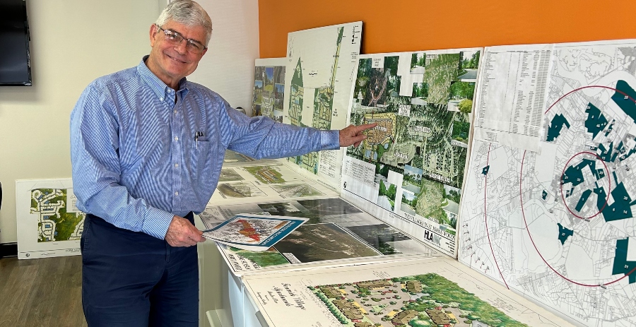 Barry Whalen says plans for an interconnected road system for Johns Island show up on proposals going back into the 1980s. (Photo/Jenny Peterson)