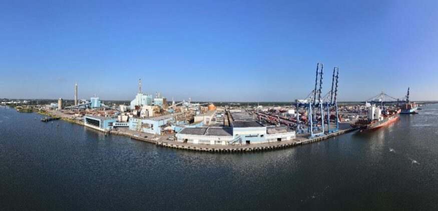 S.C. Ports plans to purchase the former WestRock paper mill site in North Charleston. (Photo/SC Ports/Matthew Peacock)