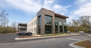 Colliers’ Kristie Roe and Will Ederle facilitated a lease for office space at The Ice House Phase II building to water quality and supply company, Hazen and Sawyer. (Photo/Colliers)