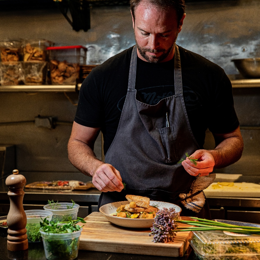 Executive Chef and Partner Greg Garrison, who also helms the kitchen in Charleston and sister concept Repeal 33 in Savannah, Ga., and chef Analisa LaPietra open with a menu of smaller format dishes. (Photo/Andrew Cebulka)