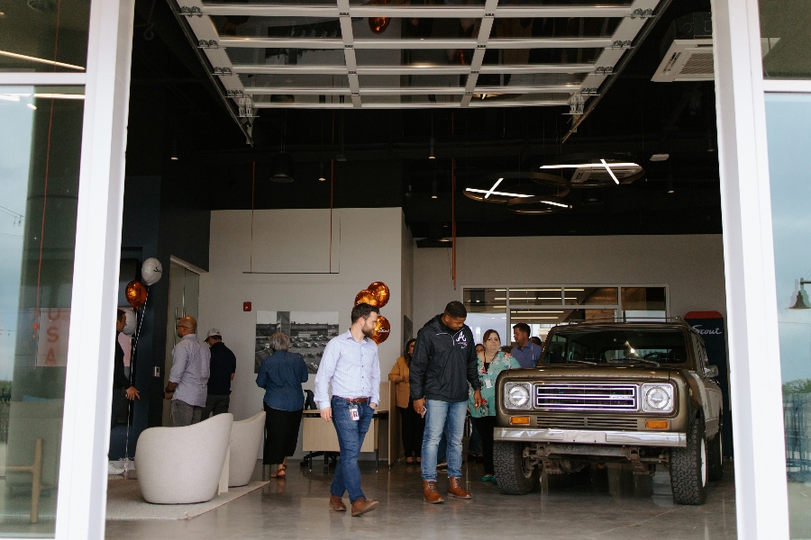 Through exhibits and displays, the new space will allow the community to learn more about the history of the original Scout vehicles, as well as Scout Motors’ vision for the future and progress as construction work continues on the company’s Production Center in Blythewood. (Photo/Scout Motors)
