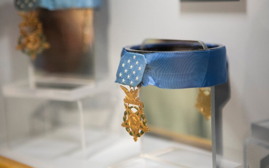 The 25,000 square-foot Medal of Honor Museum features various desplays, including medals. (Photo/Tumbleston Photography)